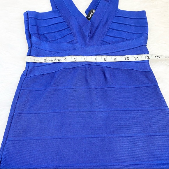 BEBE Blue Banadge Dress - Picture 6 of 8